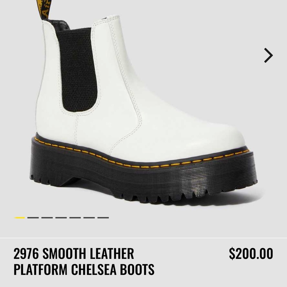 Dr. Martens Chelsea Boot in White